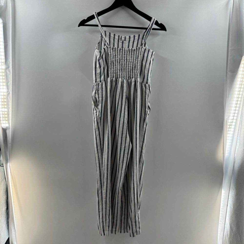 Old Navy Blue & White Striped Tank Jumpsuit – Women’s S - Picture 6 of 9